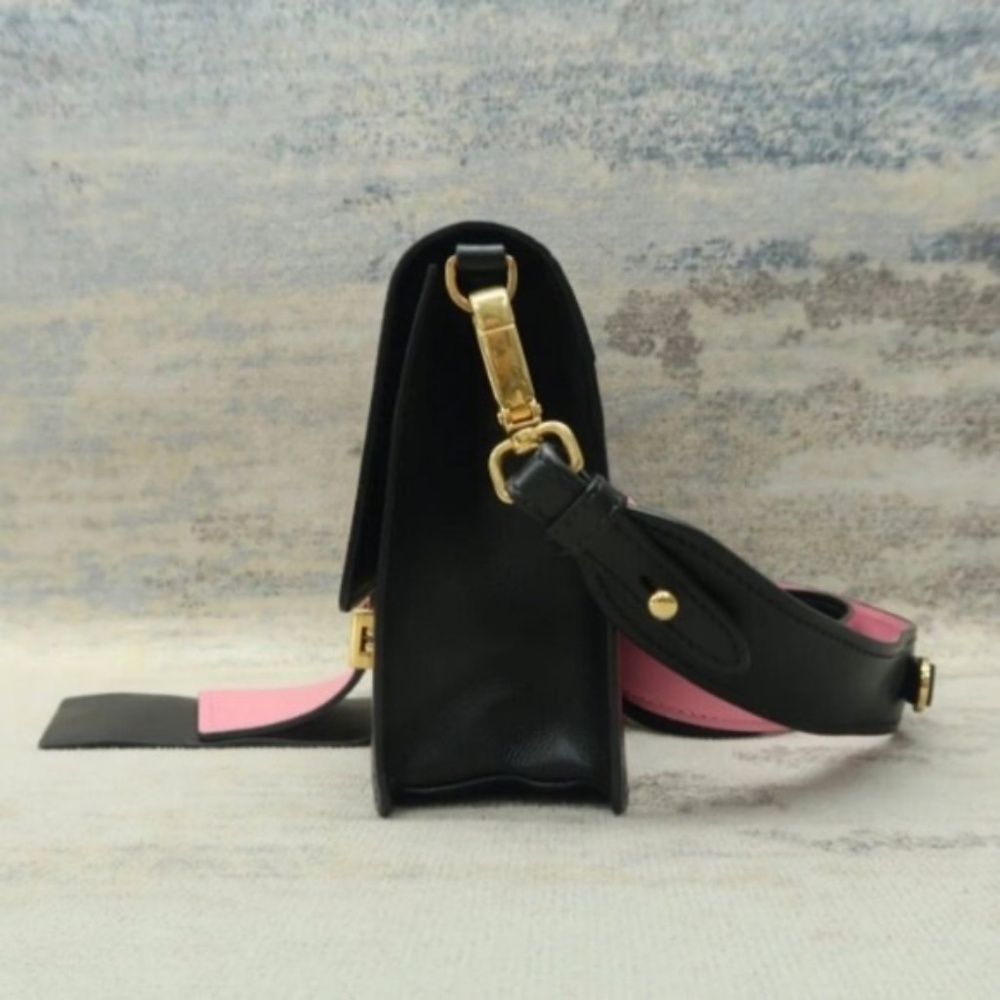 Prada Cahier Ribbon Mulitcolor Leather Shoulder Bag Lux550-100125 - Picture 4 of 13